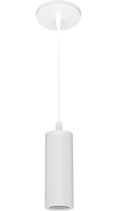 RAB Cylinder Pendant Cord 2 Inch 10W 4000K 120-277V Dimmable 20 Degree White (CDLED2PC-10W-20D940-W)