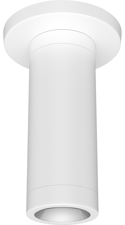 RAB Cylinder Surface 2 Inch 10W 2700K 120-277V Dimmable 20 Degree White (CDLED2S-10W-20D927-W)