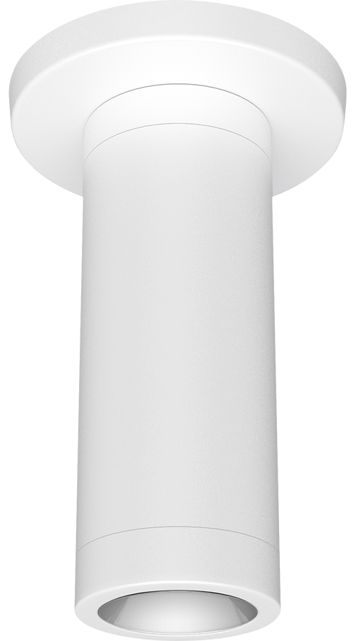 RAB Cylinder Surface 2 Inch 10W 3000K 120-277V Dimmable 20 Degree White (CDLED2S-10W-20D930-W)