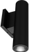 RAB Cylinder Wall Uplight/Downlight 2 Inch 20W 3000K 120-277V Dimmable 20 Degree Black (CDLED2W-20W-20D930-K)