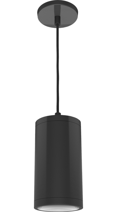 RAB Cylinder Pendant Cord 4 Inch 20W 5000K 120-277V Dimmable 50 Degree Bronze (CDLED4PC-20W-50D950-Z)