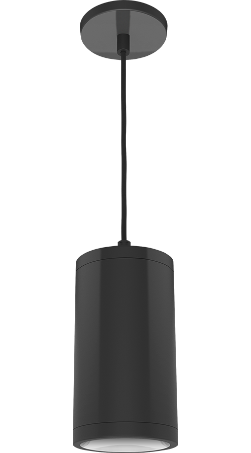 RAB Cylinder Pendant Cord 4 Inch 20W 5000K 120-277V Dimmable 50 Degree Bronze (CDLED4PC-20W-50D950-Z)