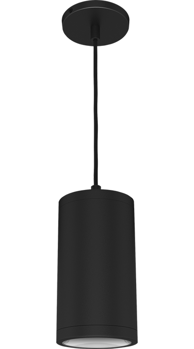 RAB Cylinder Pendant Cord 4 Inch 20W 2700K 120-277V Dimmable 80 Degree Black (CDLED4PC-20W-80D927-K)