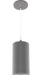 RAB Cylinder Pendant Cord 4 Inch 20W 2700K 120-277V Dimmable 80 Degree Silver (CDLED4PC-20W-80D927-S)