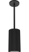 RAB Cylinder Pendant Stem 4 Inch 20W 4000K 120-277V Dimmable 80 Degree Black (CDLED4PS-20W-80D940-K)