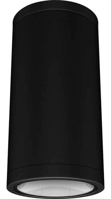 RAB Cylinder Surface 4 Inch 20W 2700K 120-277V Dimmable 50 Degree Black (CDLED4S-20W-50D927-K)