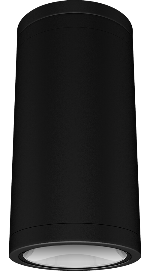 RAB Cylinder Surface 4 Inch 20W 2700K 120-277V Dimmable 50 Degree Black (CDLED4S-20W-50D927-K)