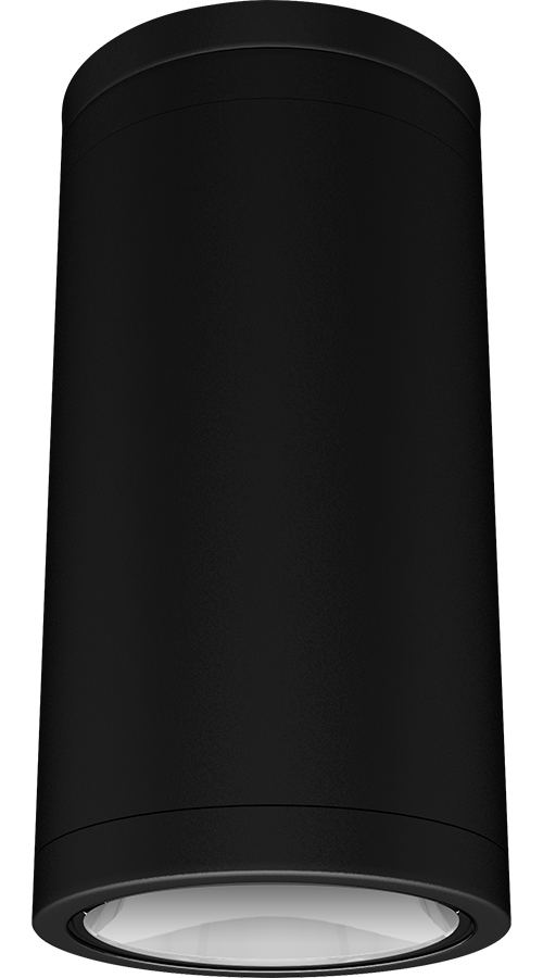 RAB Cylinder Surface 4 Inch 20W 4000K 120-277V Dimmable 50 Degree Black (CDLED4S-20W-50D940-K)