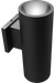 RAB Cylinder Wall Uplight 4 Inch 20W 2700K 120-277V Dimmable 80 Degree Black (CDLED4WU-20W-80D927-K)