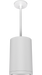 RAB Cylinder Pendant Stem 6 Inch 20W 2700K 120-277V Dimmable 80 Degree White (CDLED6PS-20W-80D927-W)