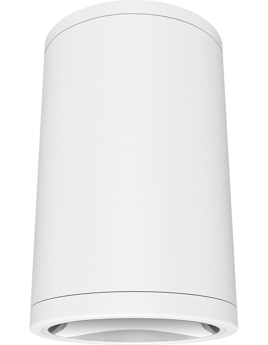 RAB Cylinder Surface 6 Inch 26W 2700K 120-277V Dimmable 50 Degree White (CDLED6S-26W-50D927-W)
