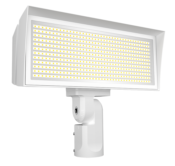 RAB Future Flood Large Field Adjustable 3000K 120W/180W/230W Slipfitter White (FFLEDLYSFW)