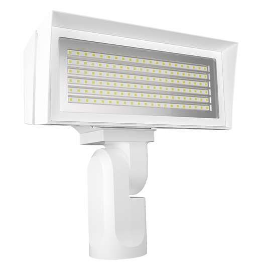 RAB Future Flood Medium Field Adjustable 3000K 52W/80W 7-Pin Receptacle Slipfitter White (FFLEDMYSFW/7PR)