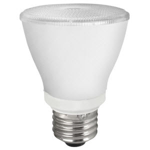 TCP LED 7W PAR20 Dimmable 5000K Narrow Flood 25 Degree Beam Angle 700Lm 80 CRI (L7P20D2550KNFL)