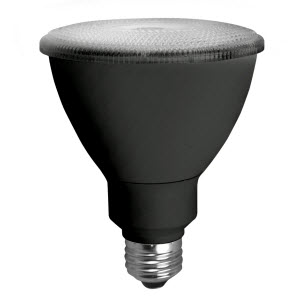 TCP LED 12W PAR30 Dimmable 2700K Spot Black (LED12P30D27KSPB)