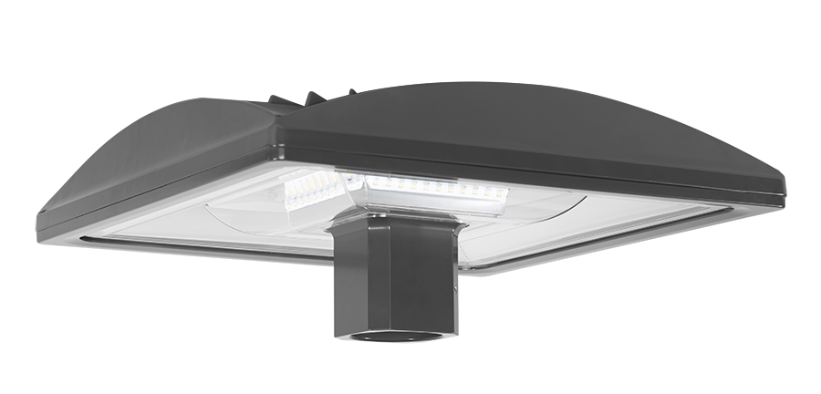 RAB Area Light Square Type V 150W Cool LED 480V Dimmable Twistlock Photocell Bronze (ALED5S150/480/D10/PCT4)