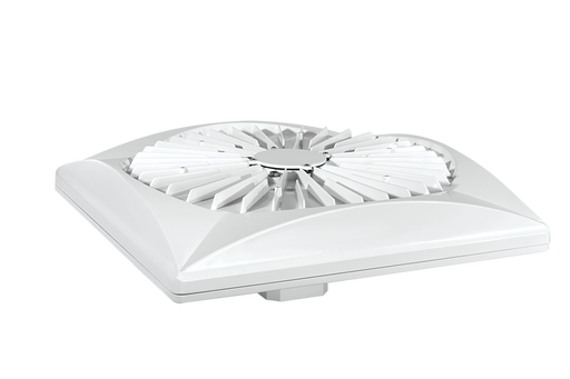 RAB Area Light Square Type V 78W Warm LED 120-277V Bi-Level White (ALED5S78YW/BL)
