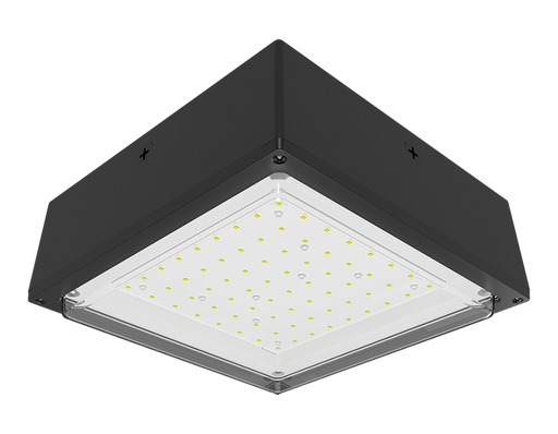 RAB LED Canopy Light 6113Lm VANLED 40W 5000K Drop Clear Lens Battery Backup Bronze (VANLED40/E2)