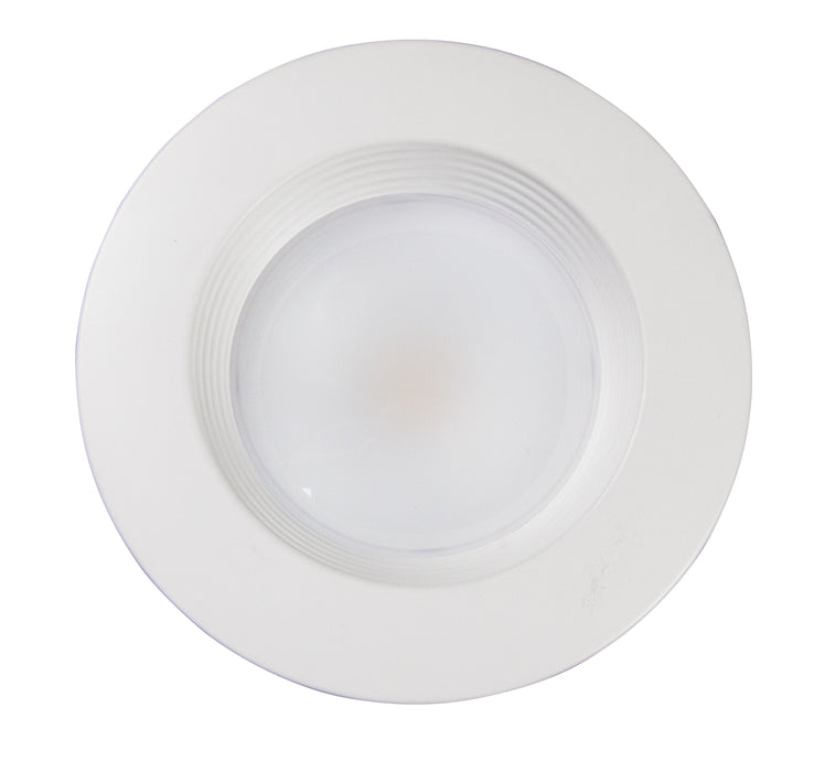 TCP 5/6 Inch LED Beveled Flat Face Retrofit Downlight 14W 1400Lm CCT Selectable 2700K/3000K/3500K/4000K/5000K 80 CRI 120V White (LEDDR56BVCCT5)