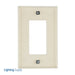 Leviton 1-Gang Decora/GFCI Device Decora Wall Plate/Faceplate Midway Size Thermoset Device Mount Light Almond (80601-T)