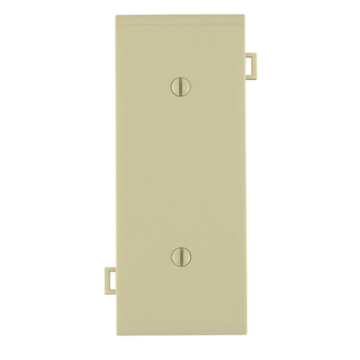 Leviton 1-Gang No Device Blank Wall Plate Sectional Thermoplastic Nylon Strap Mount Center Panel Ivory Sectional Wall Plates Are (PSC14-I)