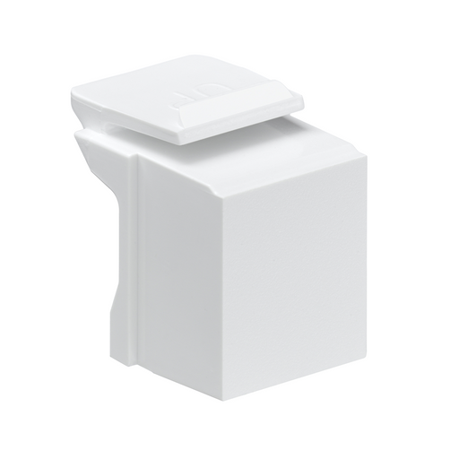 Leviton Blank QuickPort Insert White Blank QuickPort Inserts Are Designed To Secure Unused QuickPort Openings Pack Of 10 (41084-BW)