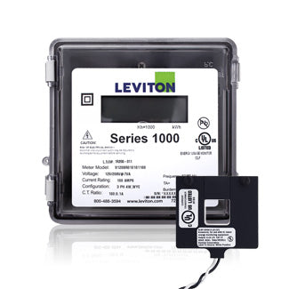 Leviton Series 1000 120V 100A 1P/2W Outdoor Kit With 1 Split Core Current Transformer (1O120-1W)