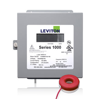 Leviton Series 1000 Submeter 120V 200A 1P/2W Indoor Kit With 1 Solid Core Current Transformer (1K120-2SW)