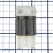 Leviton 15 Amp 125/250V NEMA ML3R 3P 3W Locking Connector Industrial Grade Non-Grounding MiniLock Black-White (ML3-C)