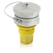 Leviton 15 Amp 250V NEMA L6-15R 2P 3W Connector Locking Industrial Grade Grounding Rhino-Hide Yellow (LNR86-6Y)