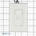 Leviton 15 Amp Switch 20 Amp Feed-Through 125V OBC AFCI With Switch Monochromatic Back And Side Wired Nylon Wall Plate/Faceplate White (AFSW1-W)