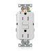 Leviton SmartlockPro Self-Test Tamper-Resistant GFCI Duplex Receptacle Outlet Extra Heavy-Duty Industrial Spec Grade 15A 125V Back Or Side Wire White (G5262-TW)