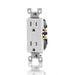 Leviton 15 Amp 125V NEMA 5-15R Pole 2 3-Wire Tamper-Resistant Decora Duplex Receptacle/Outlet QuickWire Push-In And Side-Wired Brown (T5325)