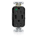 Leviton 15A Lev-Lok USB Tamper-Resistant Hospital-Grade Outlet Type A-A Black (M56AA-HGE)