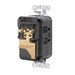 Leviton 15A Lev-Lok USB Tamper-Resistant Outlet Type A-C Black (M56AC-E)