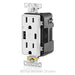 Leviton 15A Marked Controlled USB AC Receptacle Brown (T5633-2B)