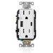 Leviton 15A Marked Controlled USB AC Receptacle White (T5633-2W)