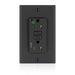 Leviton AFCI Duplex Receptacle Outlet Heavy-Duty Hospital Grade With Wall Plate Tamper-Resistant 15 Amp 20 Amp Feed-Through 125V Black (AFTR1-HGE)