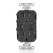 Leviton Combination Duplex Receptacle/Outlet And USB Charger 15 Amp 125V Decora Tamper-Resistant Receptacle/Outlet NEMA 5-15R Black (T5632-E)