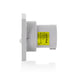 Leviton 16 Amp 100-130V 2P+E (2P 3W) Clock Position 4 IEC/EN 60309-1 And 60309-2 International Configuration Panel Mounting Inlet Yellow (S216-B4)