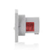 Leviton 16 Amp 346-415V 3P+N+E Red (4P 5W) Clock Position 6 IEC/EN 60309-1 And 60309-2 International Configuration Panel Mounting Inlet Red (S416-B6)