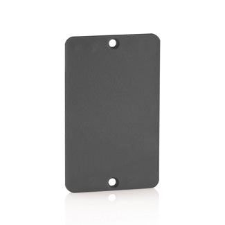 Leviton Cover Plate Standard 1-Gang Thermoplastics Blank Black (3054-E)