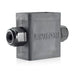 Leviton Portable Outlet Box 1-Gang Extra Deep Feed-Thru Style Cable Diameter 0.590 Inch - 1.000 Inch Black (3099F-2E)