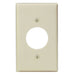 Leviton 1-Gang Single 1.406 Inch Hole Device Receptacle Wall Plate Standard Size Thermoset Device Mount Ivory (86004)
