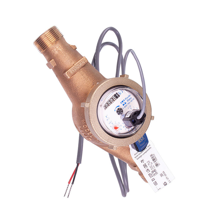 Leviton 2.0 Inch Bronze Cold Water Meter With Flanges (WMC20-BU1)