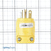 Leviton 20 Amp 250V NEMA 6-20P 2-Pole 3-Wire Grounding Plug Straight Blade Yellow (620PV)