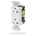Leviton SmartlockPro Self-Test GFCI Duplex Receptacle Outlet Extra Heavy-Duty Industrial Spec Grady 20A 125V Back Or Side Wire Ivory (G5362-I)