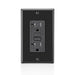 Leviton 20 Amp 125V Receptacle/Outlet 20 Amp Feed-Through Tamper-Resistant Self-Test SmartlockPro Slim GFCI Monochromatic Black (GFTR2-E)