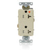 Leviton Decora Plus Isolated Ground Duplex Receptacle Outlet Heavy-Duty Industrial Spec Grade Tamper-Resistant 20A 125V Back Or Side Wire Ivory (T1636-IGI)