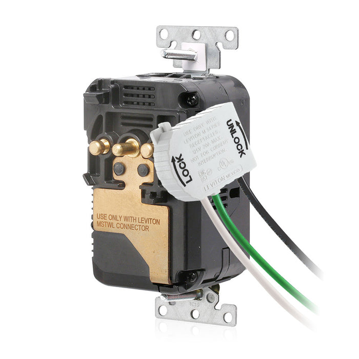 Lev Stack Outlets Leviton M58AC-I 20A Lev-Lok USB Tamper-Resistant Outlet Type A-C Ivory ...